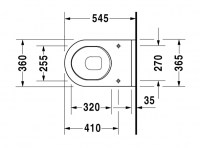 INODORO SUSPENDIDO STARCK-3 CONFORT DURAVIT